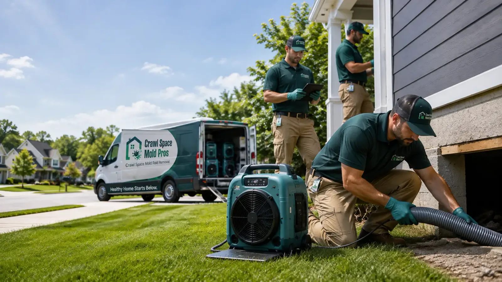Crawl Space Mold Removal in Solway, MN